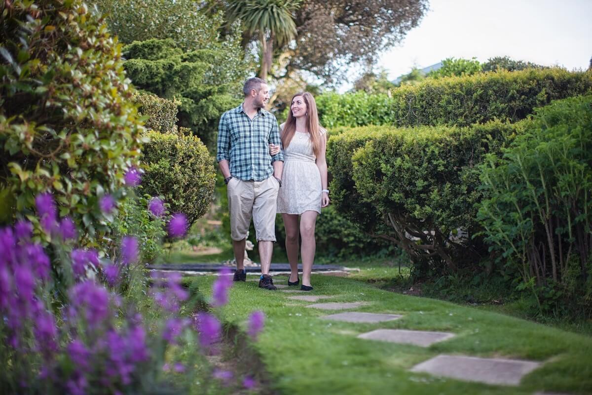 Strolling through the Beautiful Gardens, Luccombe Hall Hotel, Isle of Wight