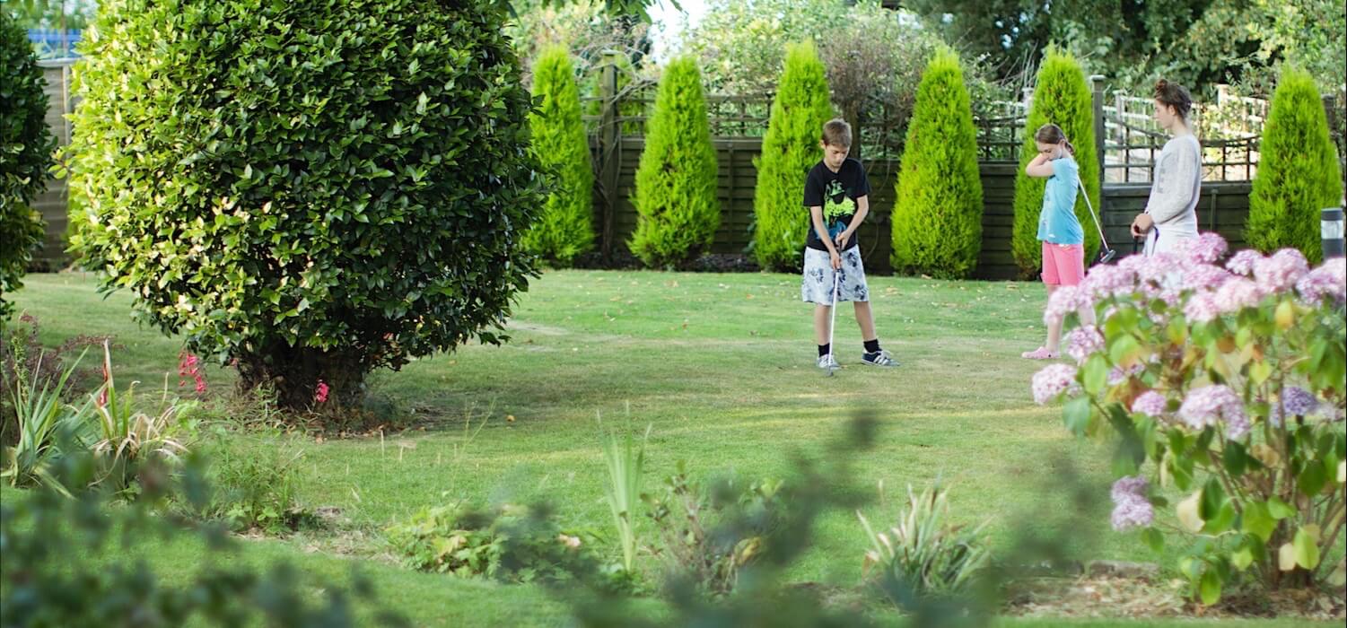 Putting on the lawn