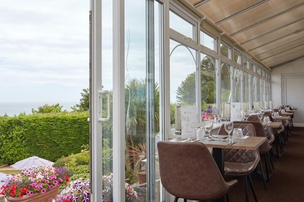 Grand View Restaurant, Luccombe Hall Hotel, Shanklin, Isle of Wight