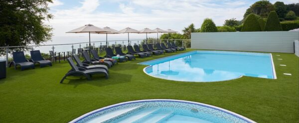 Outdoor Pool, Leisure Facilities, Luccombe Hall Hotel, Shanklin, Isle of Wight