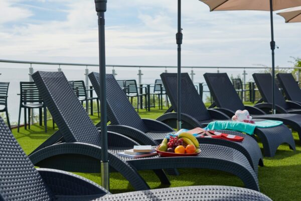 Outdoor Pool, Luccombe Hall Hotel, Isle of Wight