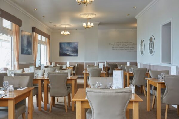 Grand View Restaurant, Luccombe Hall Hotel, Isle of Wight