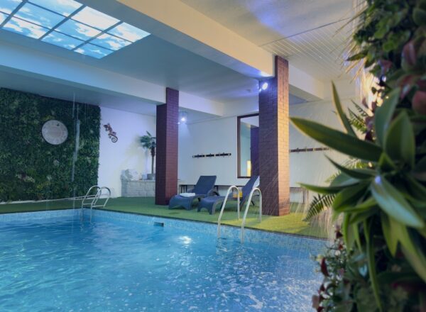 Tropical Indoor Pool Experience, Luccombe Hall Hotel, Isle of Wight