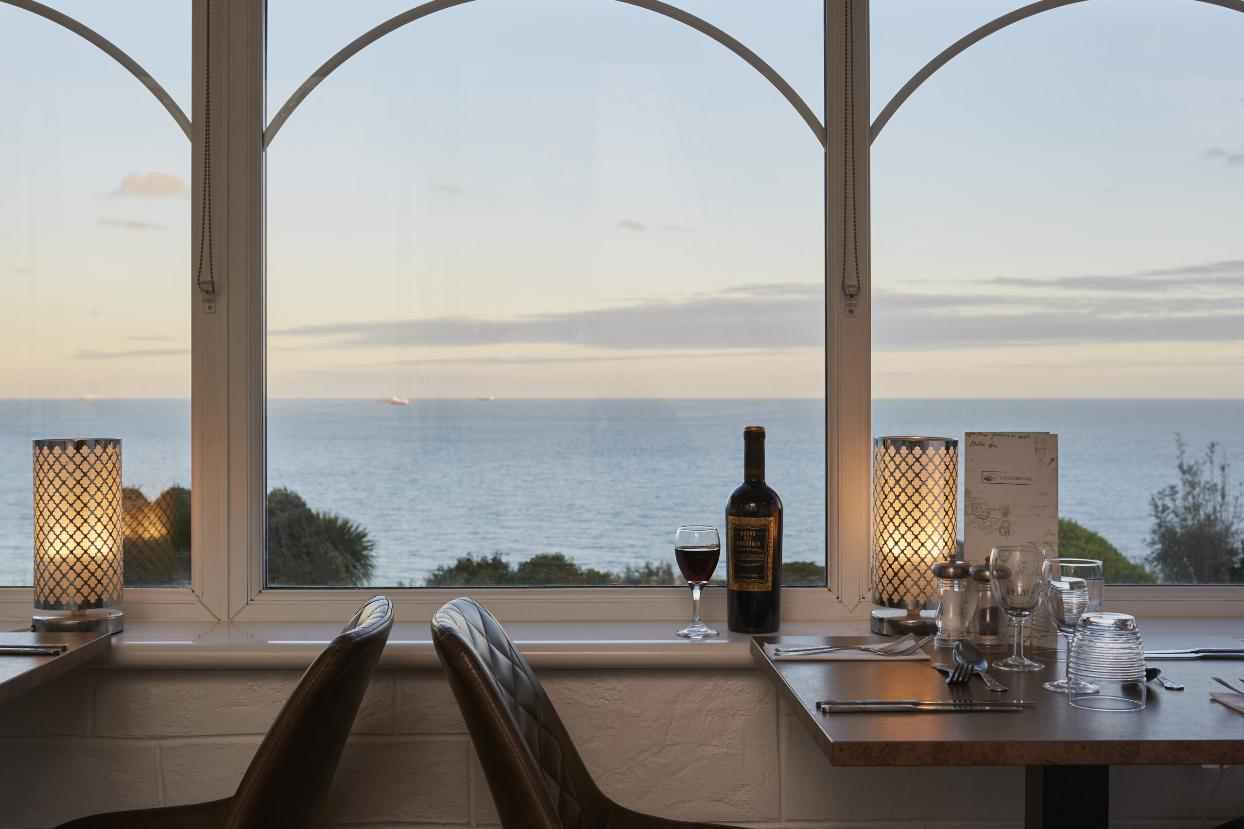 Grand View Restaurant, Conservatory, Luccombe Hall Hotel, Shanklin, Isle of Wight