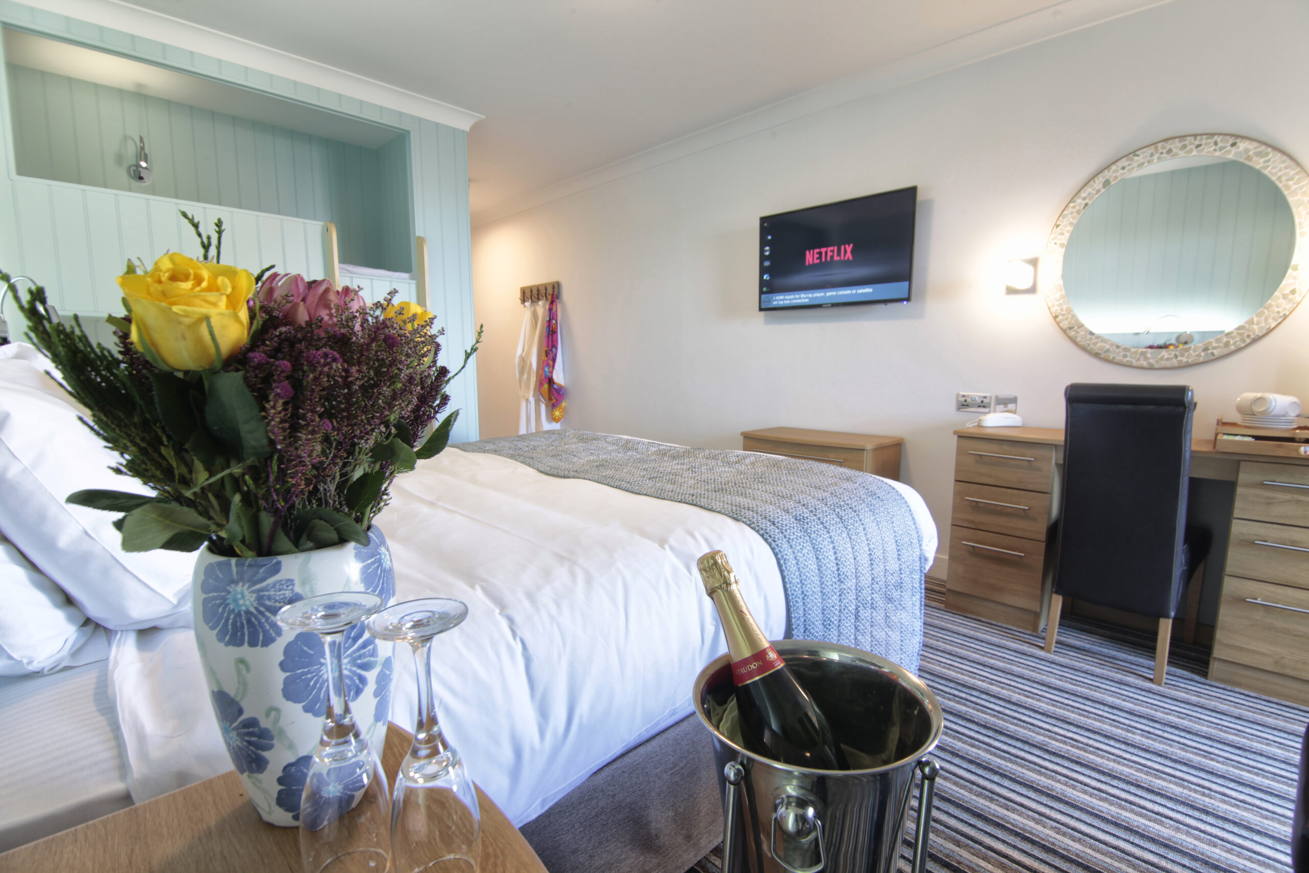 - Rooms