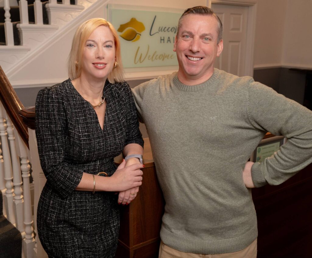 Clare Farrelly and Steven Wells, directors of Luccombe Hotels